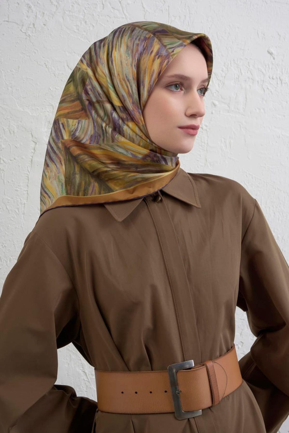 Armine İpek Eşarp 2025/2026 Sonbahar Kış - 9430D-01 - Sura