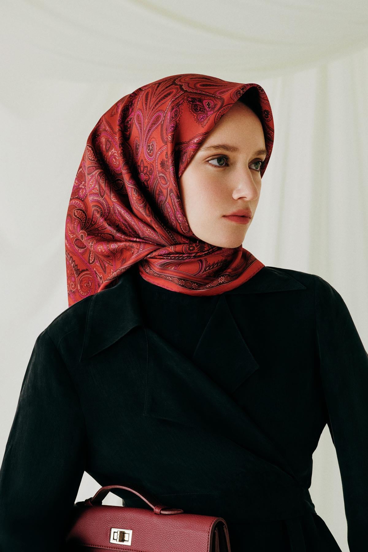 Armine İpek Eşarp 2025/2026 Sonbahar Kış - 9421D-85 - Tivil