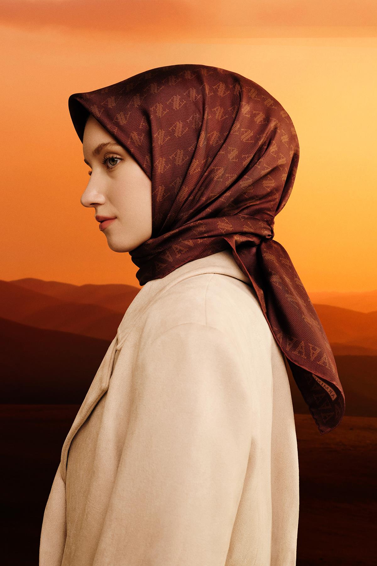 Armine İpek Eşarp 2025/2026 Sonbahar Kış - 9412D-04 - Tivil