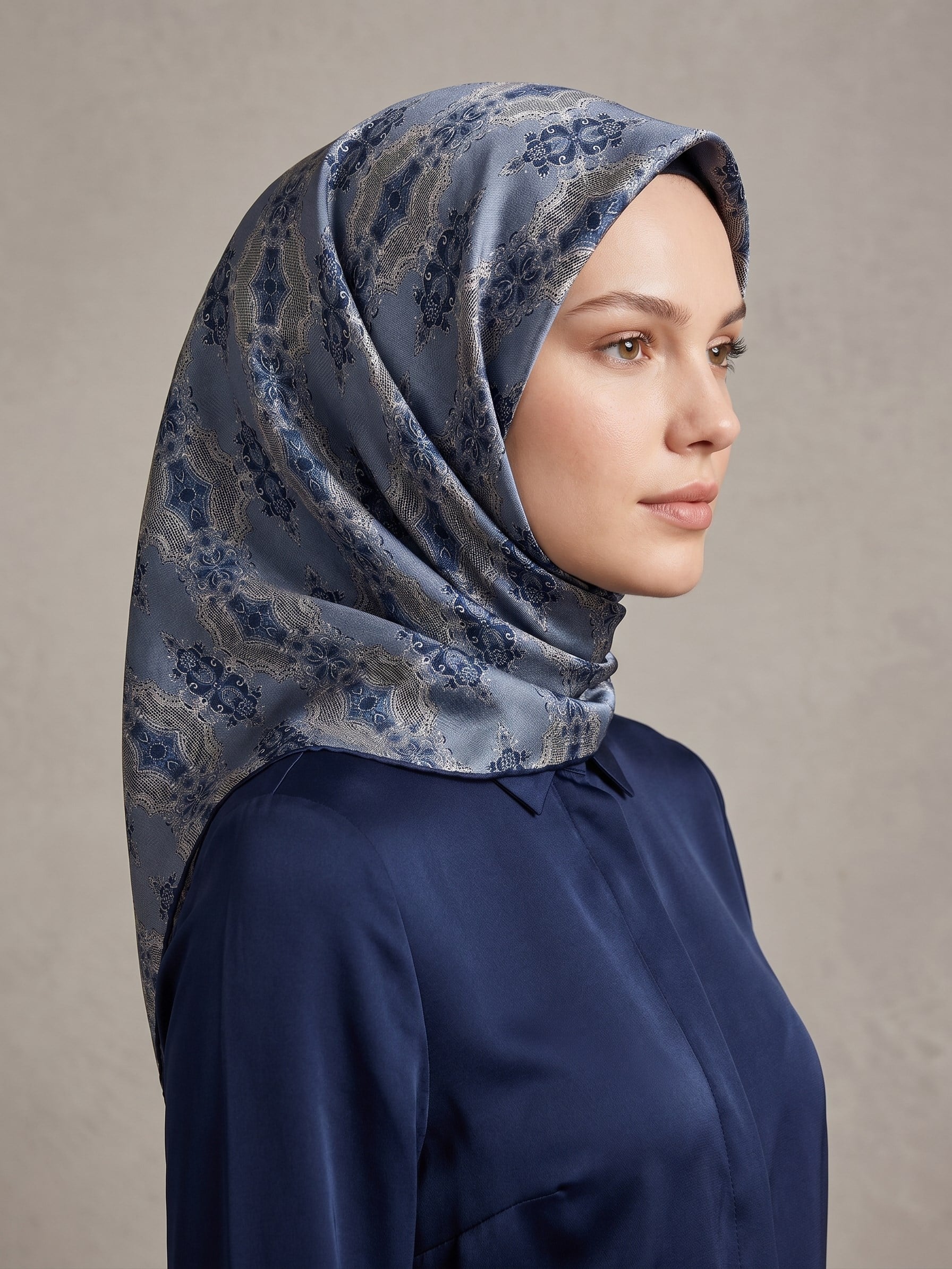Armine İpek Eşarp 2026 İlkbahar-Yaz - 9522D-52 - Tivil