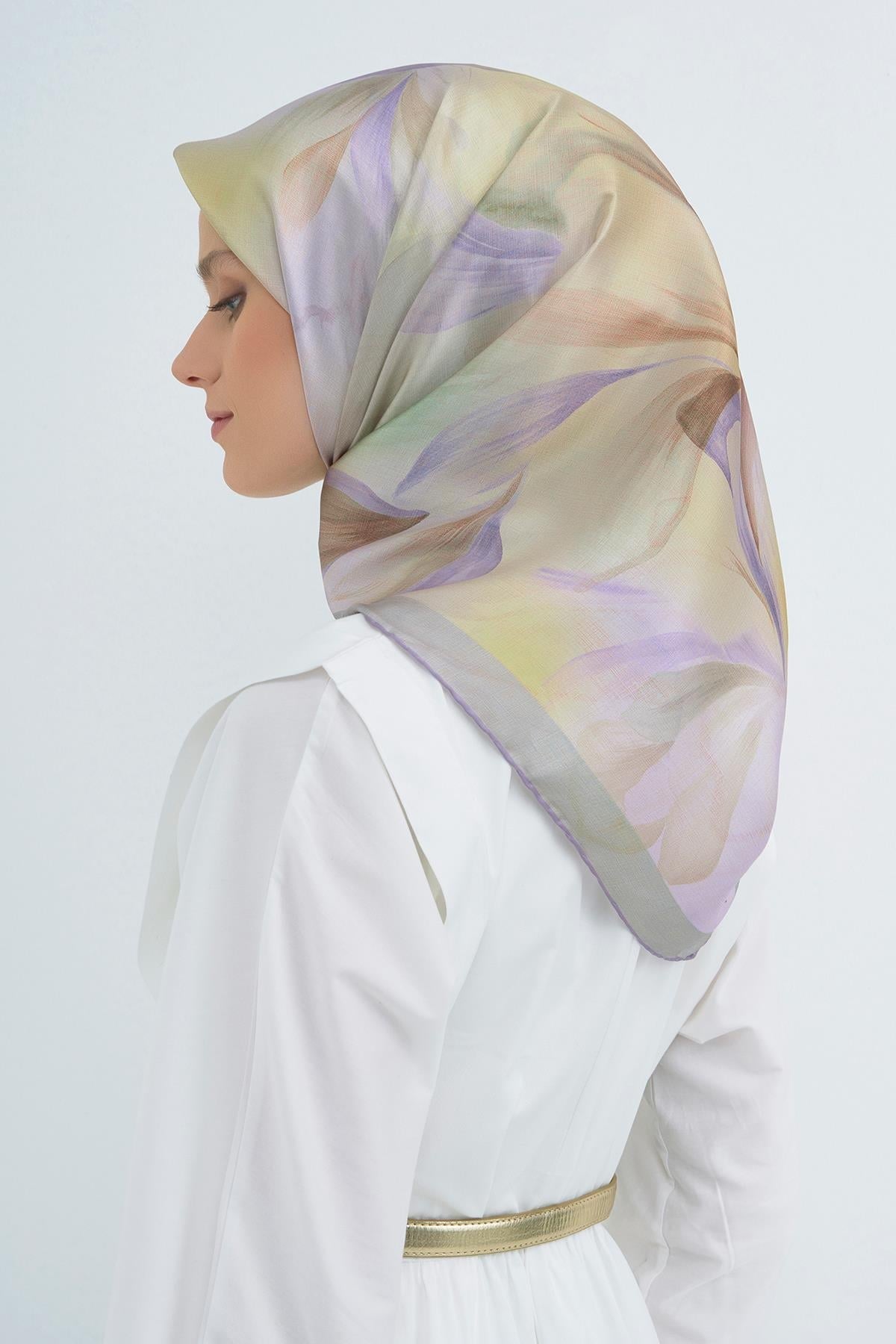 Armine İpek Eşarp 2026 İlkbahar-Yaz - 9519D-84 - Sura