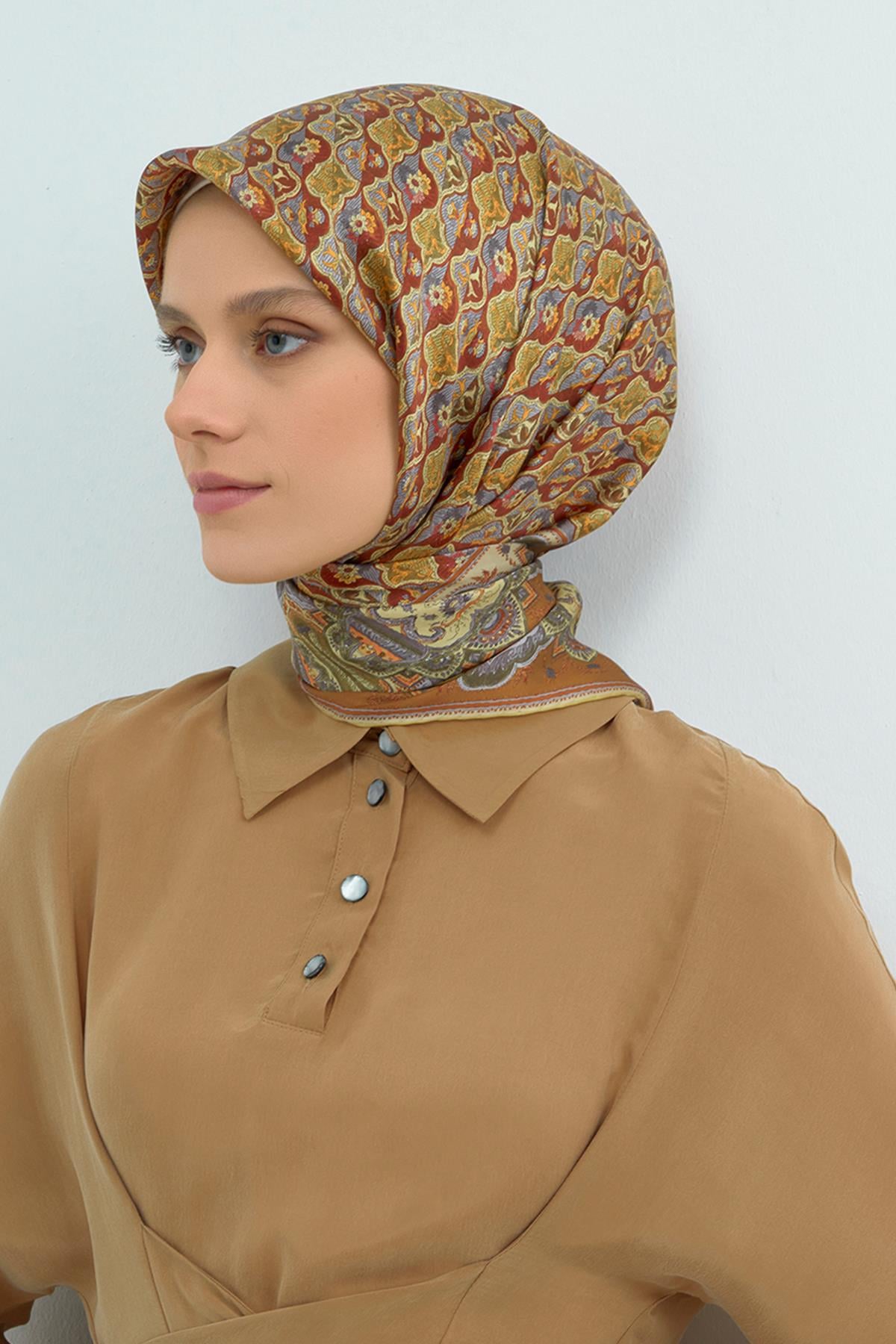 Armine İpek Eşarp 2026 İlkbahar-Yaz - 9518D-52 - Tivil