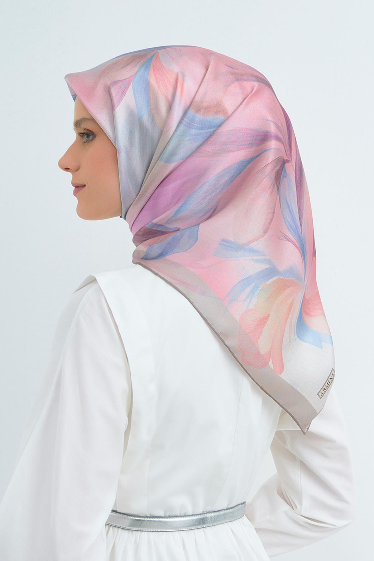 Armine İpek Eşarp 2026 İlkbahar-Yaz - 9519D-86 - Tivil
