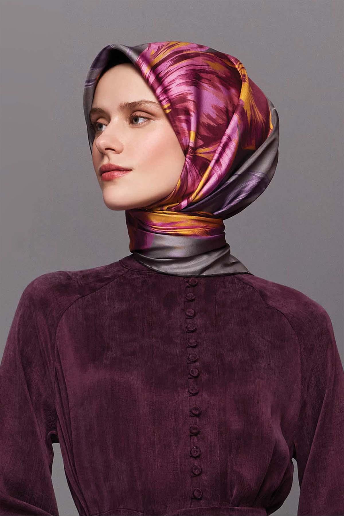 Armine İpek Eşarp 2026 İlkbahar-Yaz - 9506D-56 - Tivil