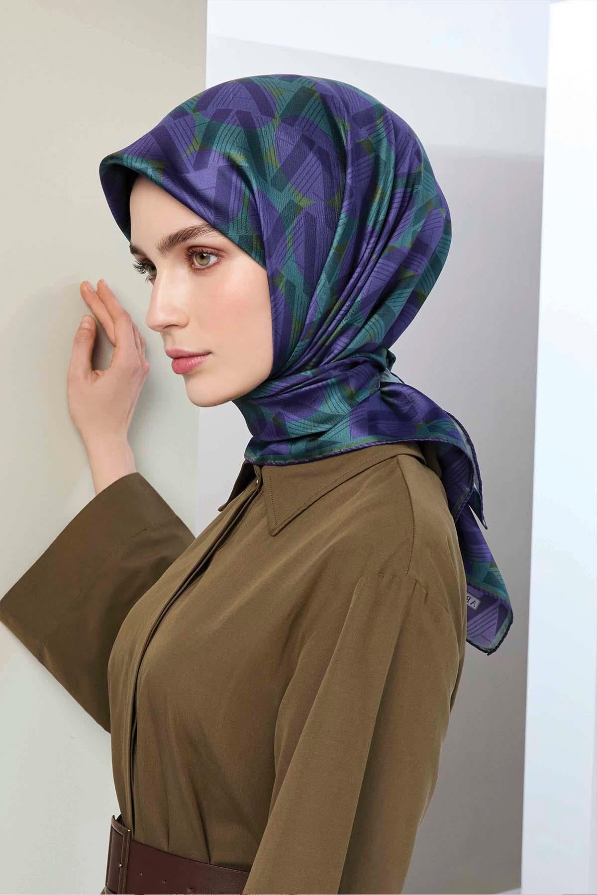 Armine İpek Eşarp 2026 İlkbahar-Yaz - 9541D-90 - Tivil
