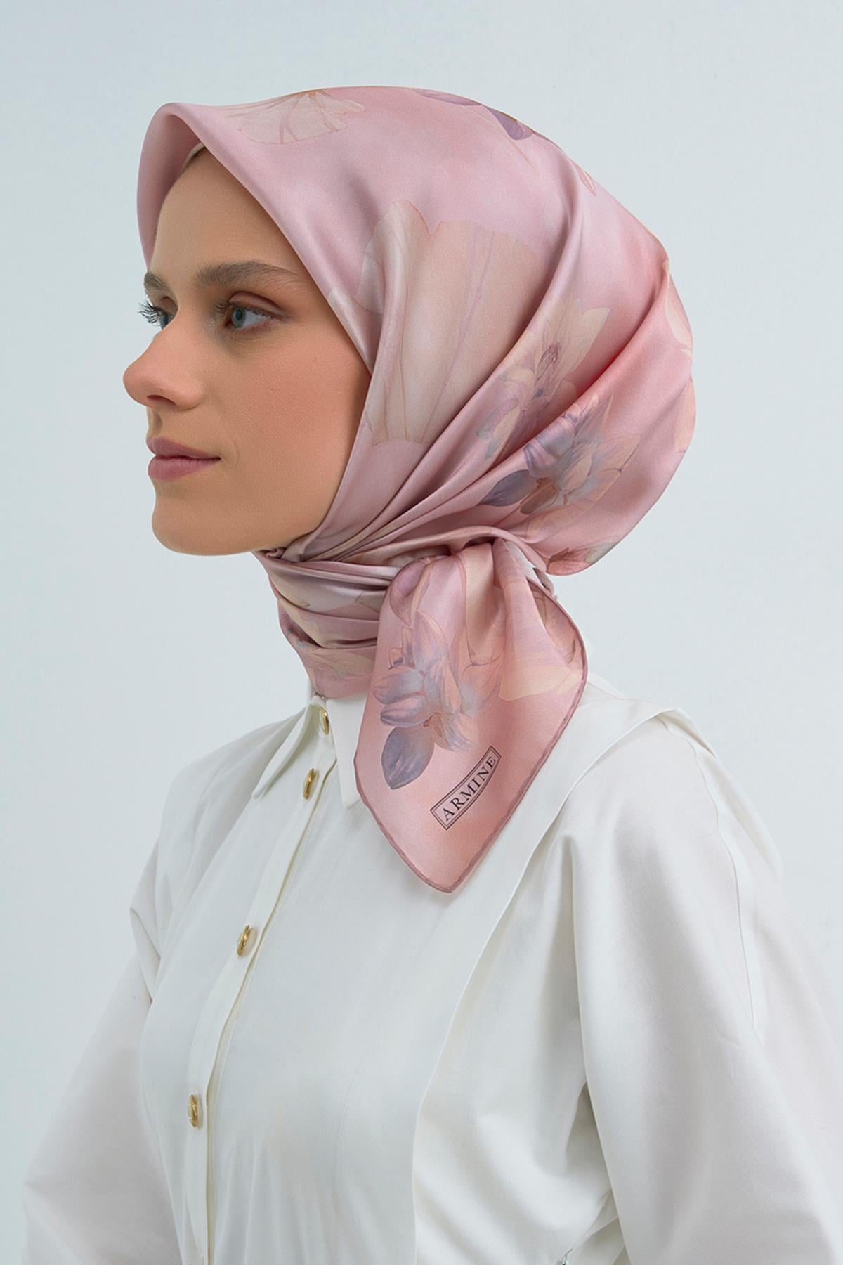 Armine İpek Eşarp 2026 İlkbahar-Yaz - 9505D-01 - Tivil