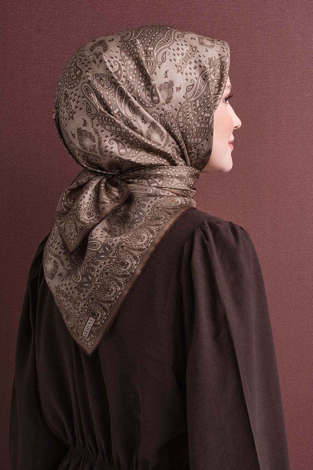 Armine İpek Eşarp 2026/2027 Sonbahar Kış - 9631DS-86 - Sura