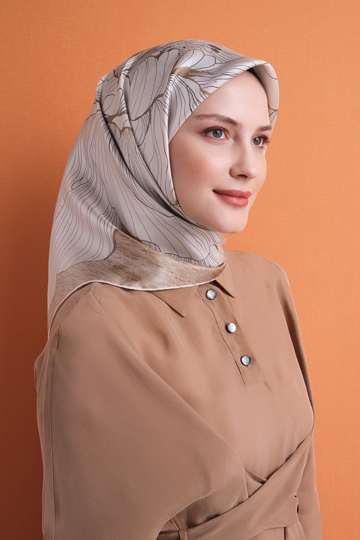 Armine İpek Eşarp 2026/2027 Sonbahar Kış - 9639DT-82 - Tivil