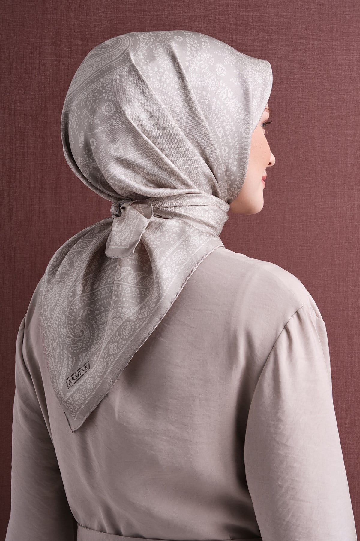 Armine İpek Eşarp 2026/2027 Sonbahar Kış - 9640DS-02 - Sura