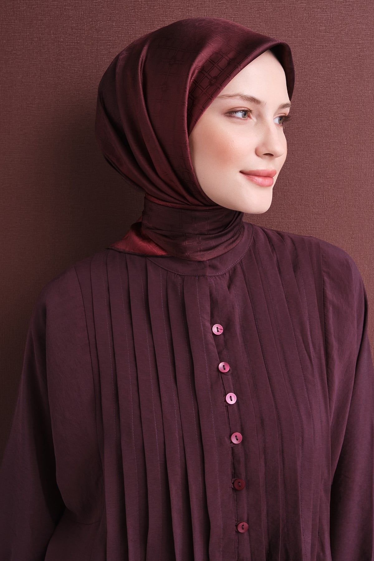Armine İpek Eşarp 2026/2027 Sonbahar Kış - 9647DJ-88 - Jakarlı