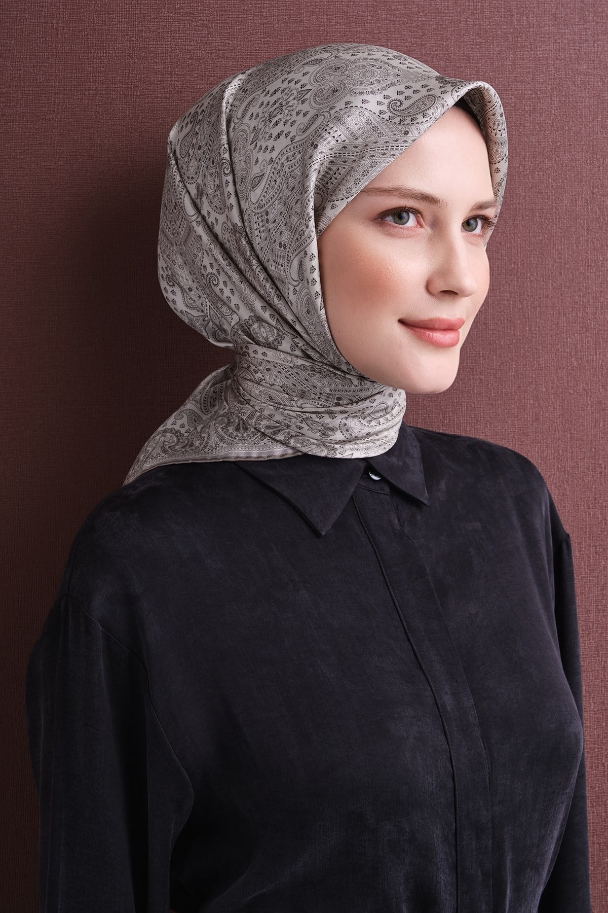 Armine İpek Eşarp 2026/2027 Sonbahar Kış - 9631DT-85 - Tivil
