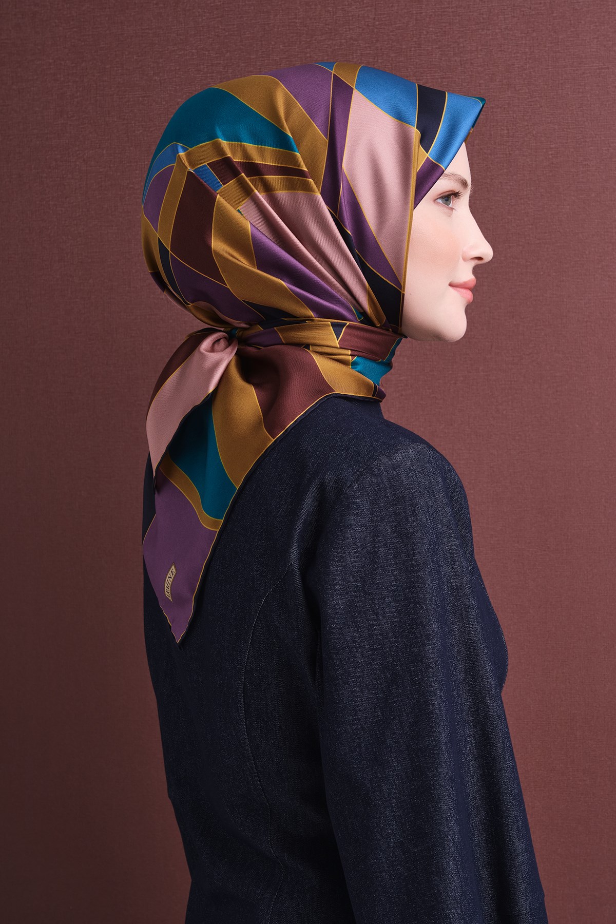 Armine İpek Eşarp 2026/2027 Sonbahar Kış - 9633DT-81 - Tivil
