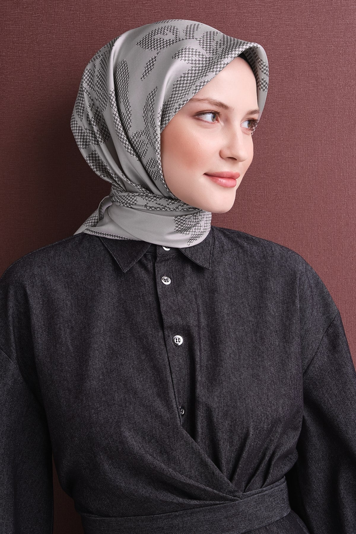 Armine İpek Eşarp 2026/2027 Sonbahar Kış - 9645DS-54 - Sura