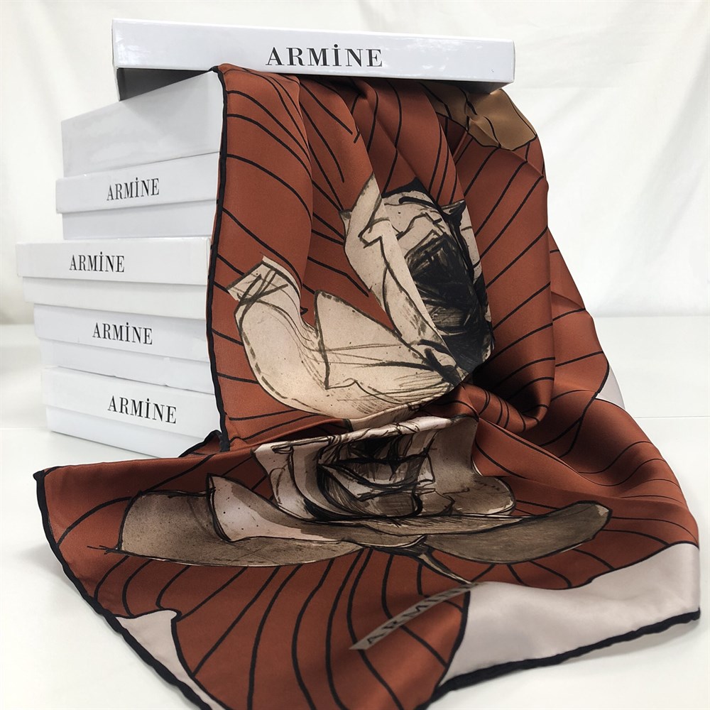 Armine İpek Eşarp - 8302D 09 - Sura
