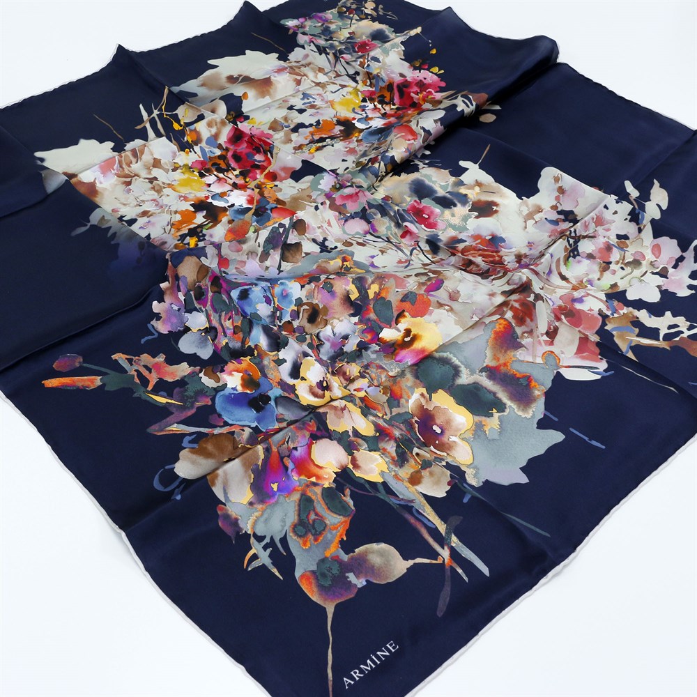 Armine Silk Scarf 2020 Spring-Summer - 8321D 88 - Satin