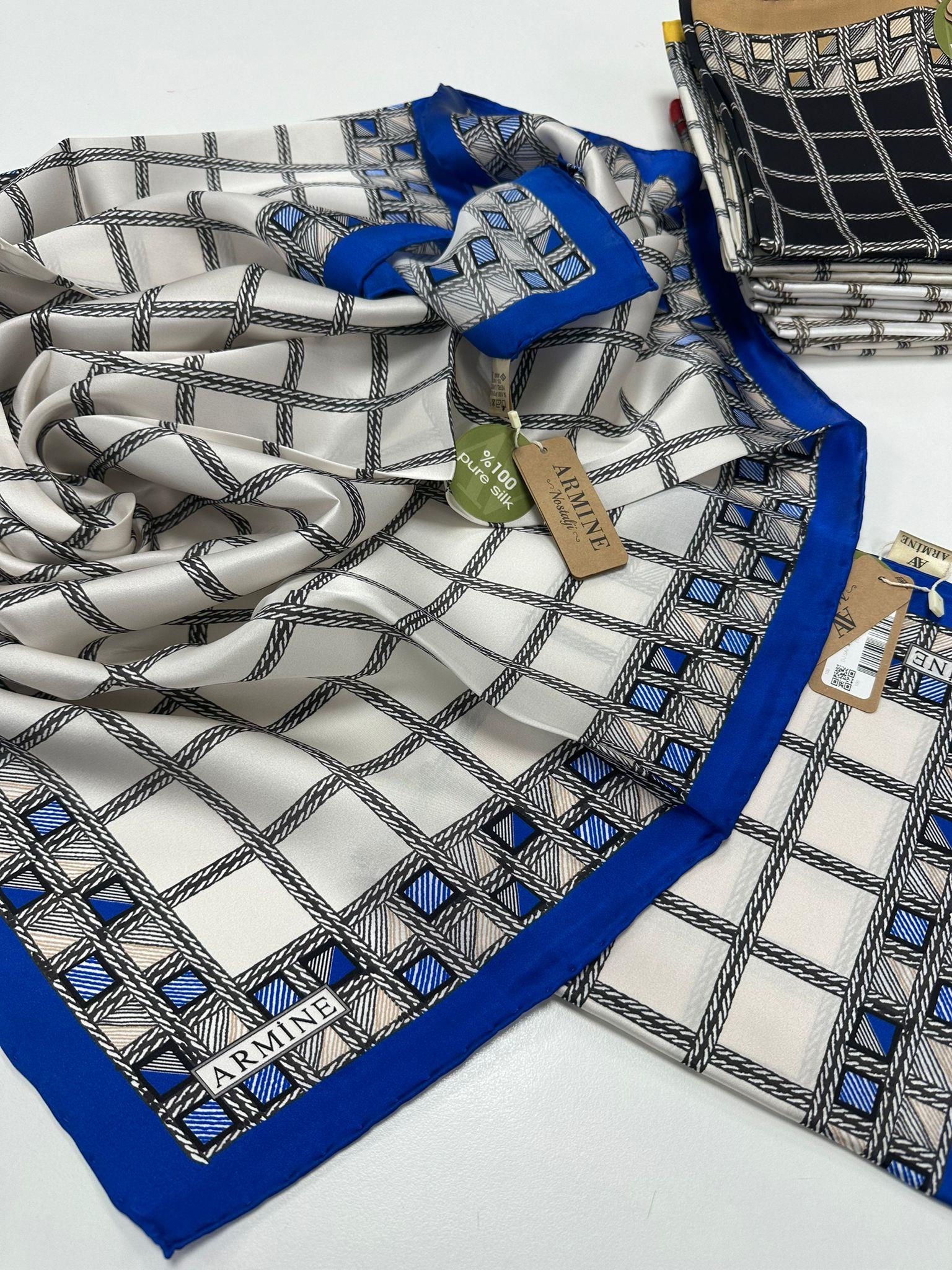 Armine Silk Scarf 2022 Spring-Summer - 8756D-36 - Twill