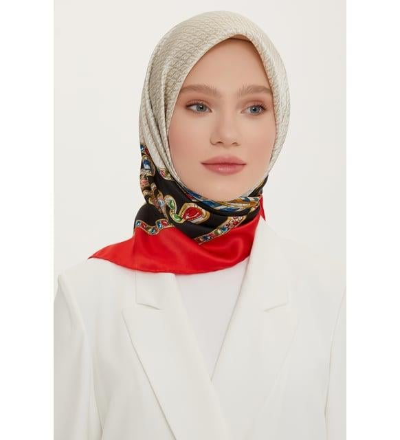 Armine İpek Eşarp - 8762D-33 - Tivil