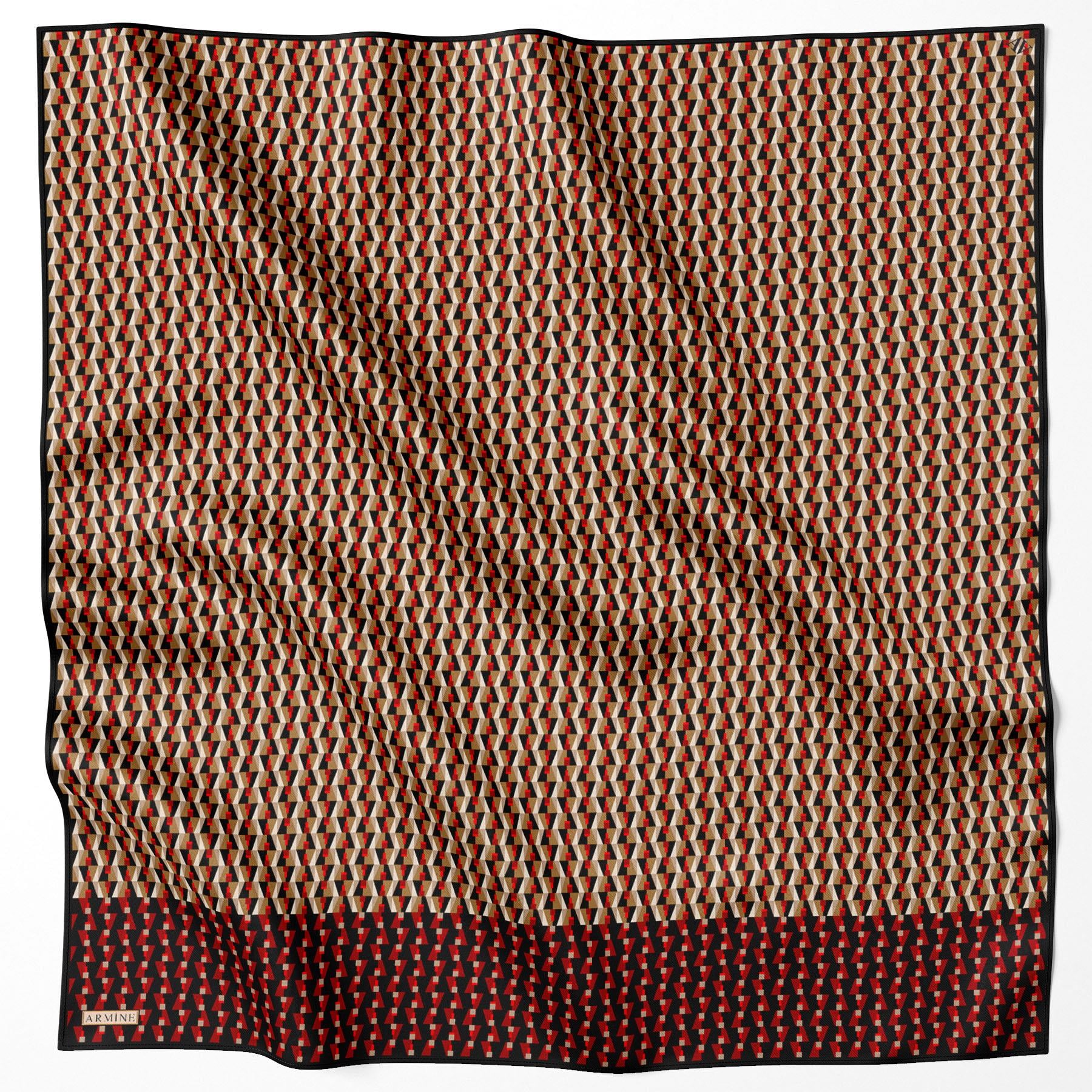 Armine Silk Scarf 2022/2023 Fall Winter - 8812D-01 - Twill