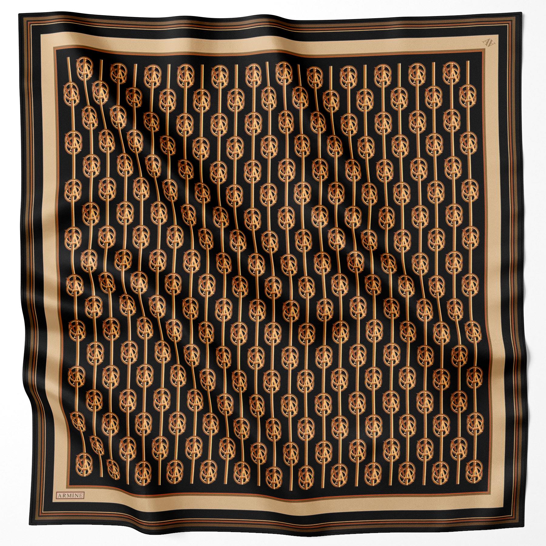 Armine İpek Eşarp - 8822D-09 - Tivil