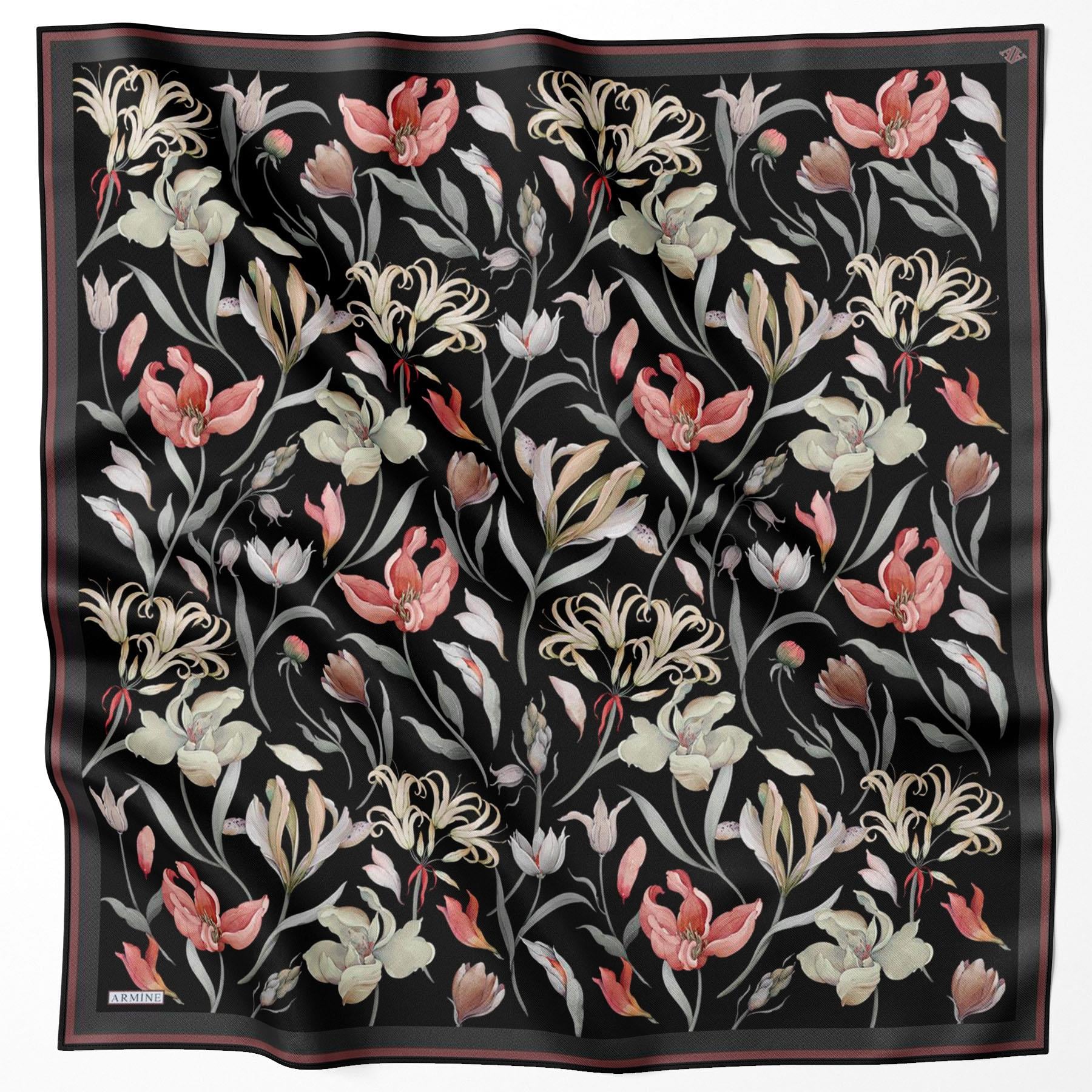 Armine Silk Scarf 2022/2023 Fall Winter - 8825D-50 - Satin