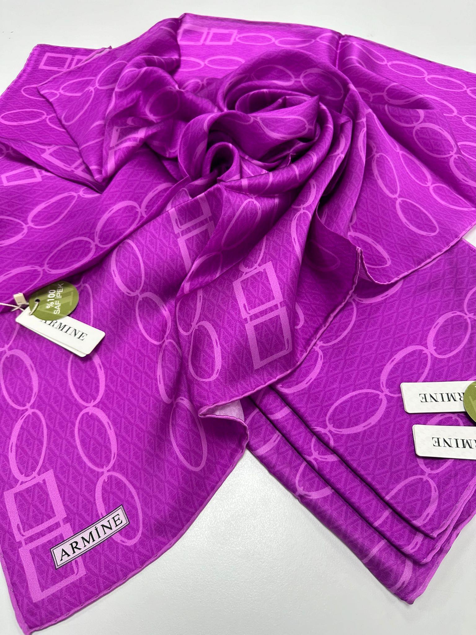 Armine Silk Scarf - 8925D-57 - Satin