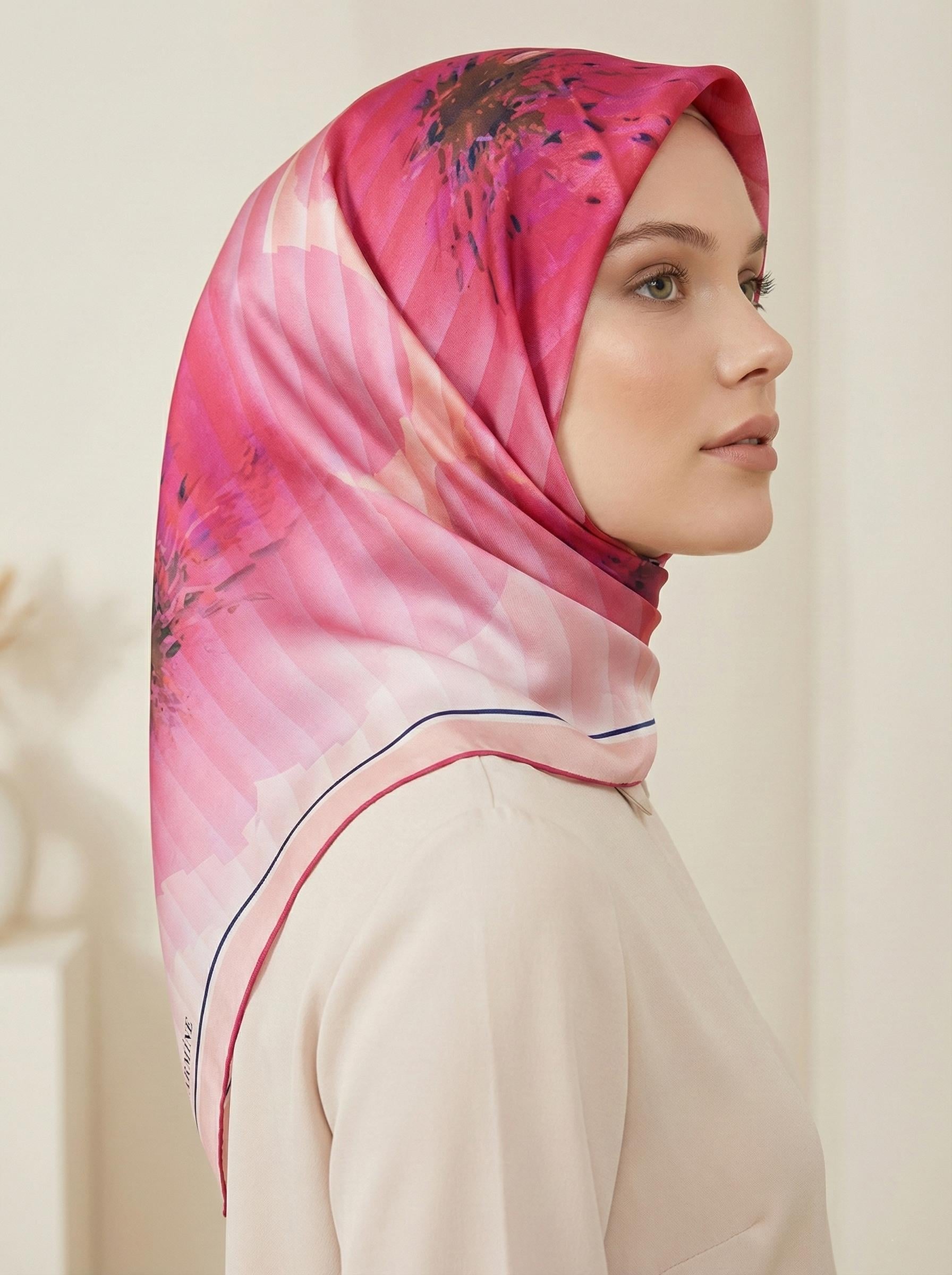 Armine İpek Eşarp - 9100D-33 - Tivil
