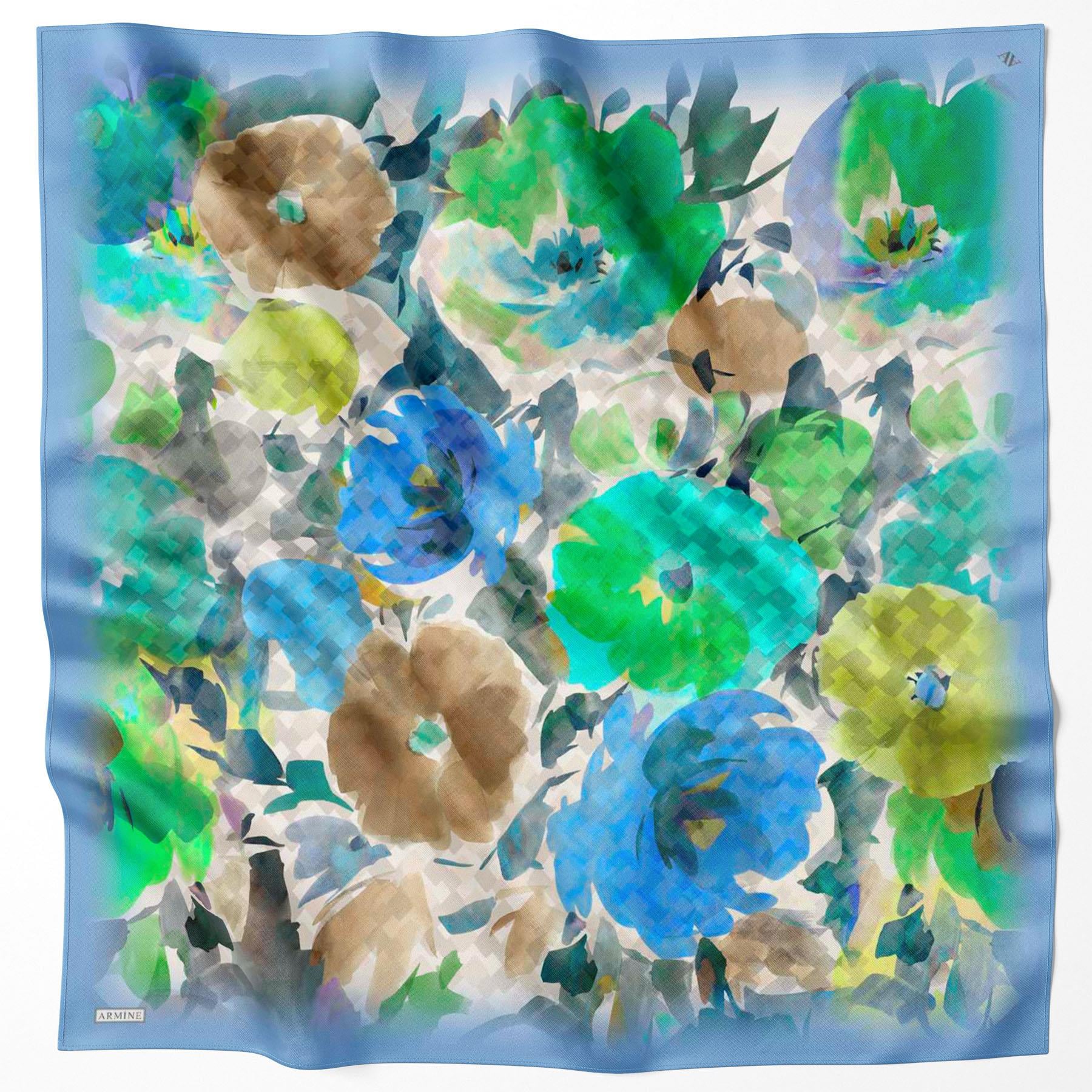 Armine Silk Scarf - 9103D-83 - Twill
