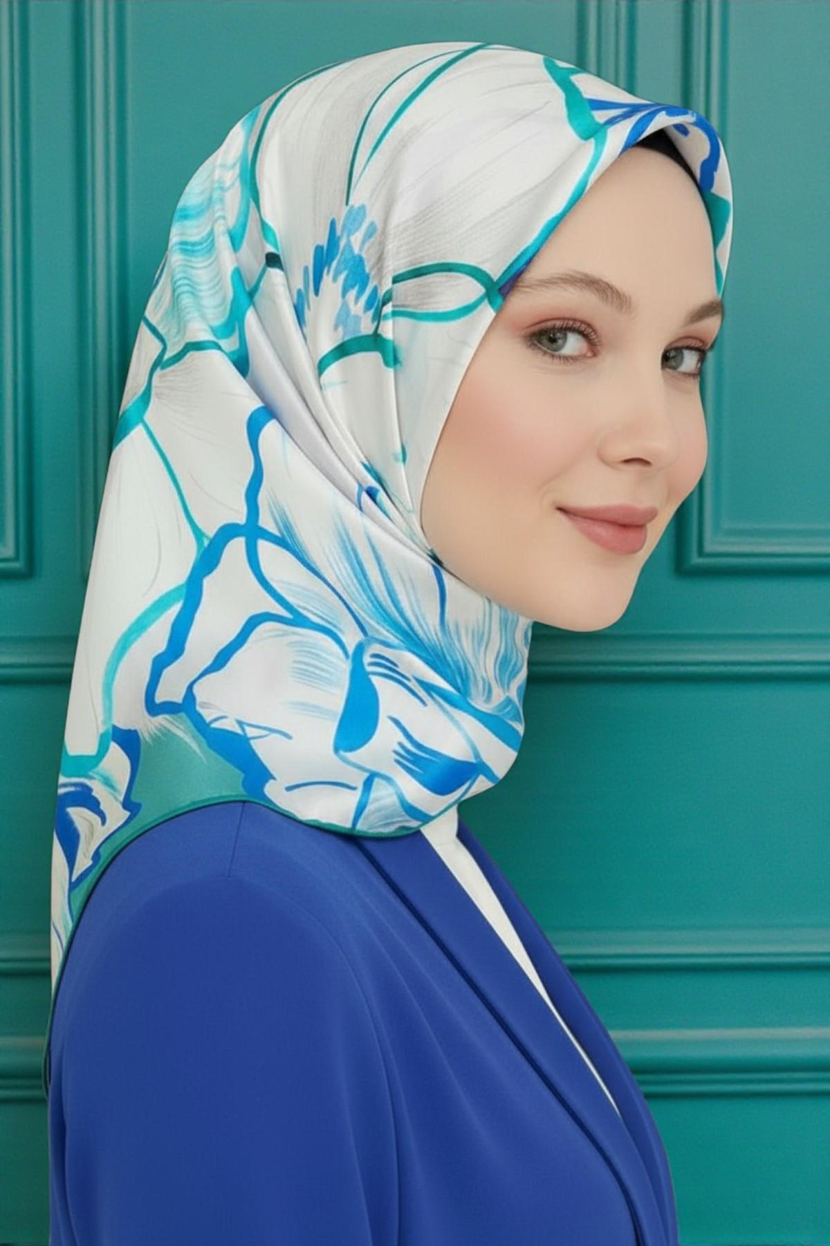 Armine İpek Eşarp - 9110D-53 - Tivil