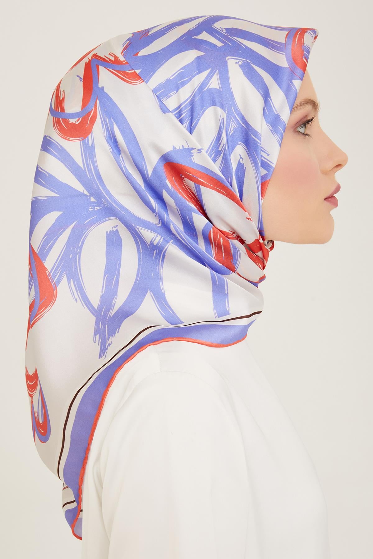 Armine Silk Scarf - 9123D-33 - Twill