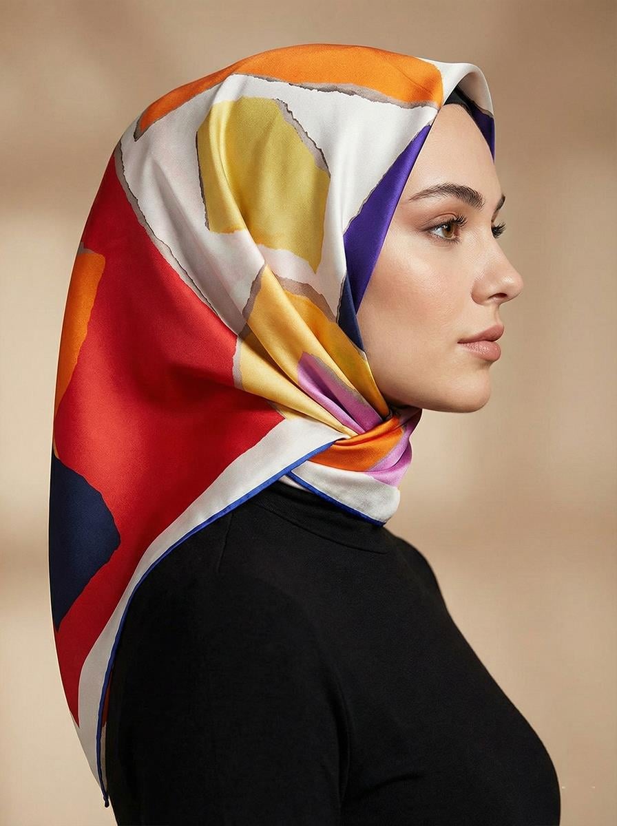 Armine İpek Eşarp - 9125D-04 - Tivil