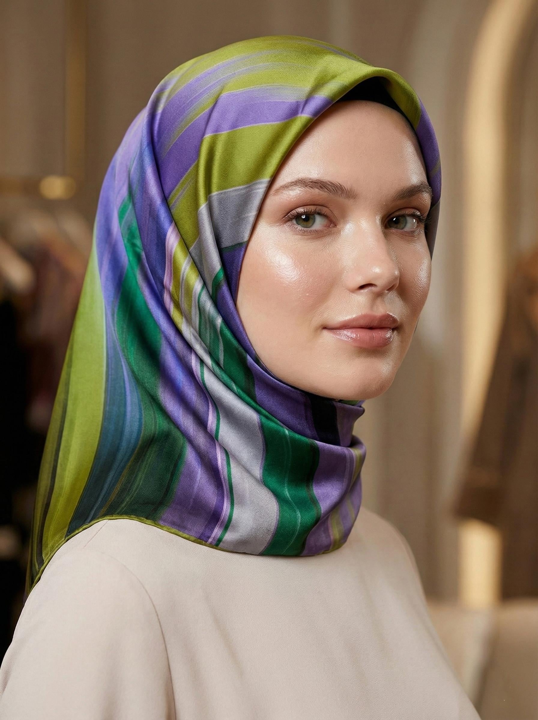 Armine Silk Scarf - 9131D(S)-05 - Satin