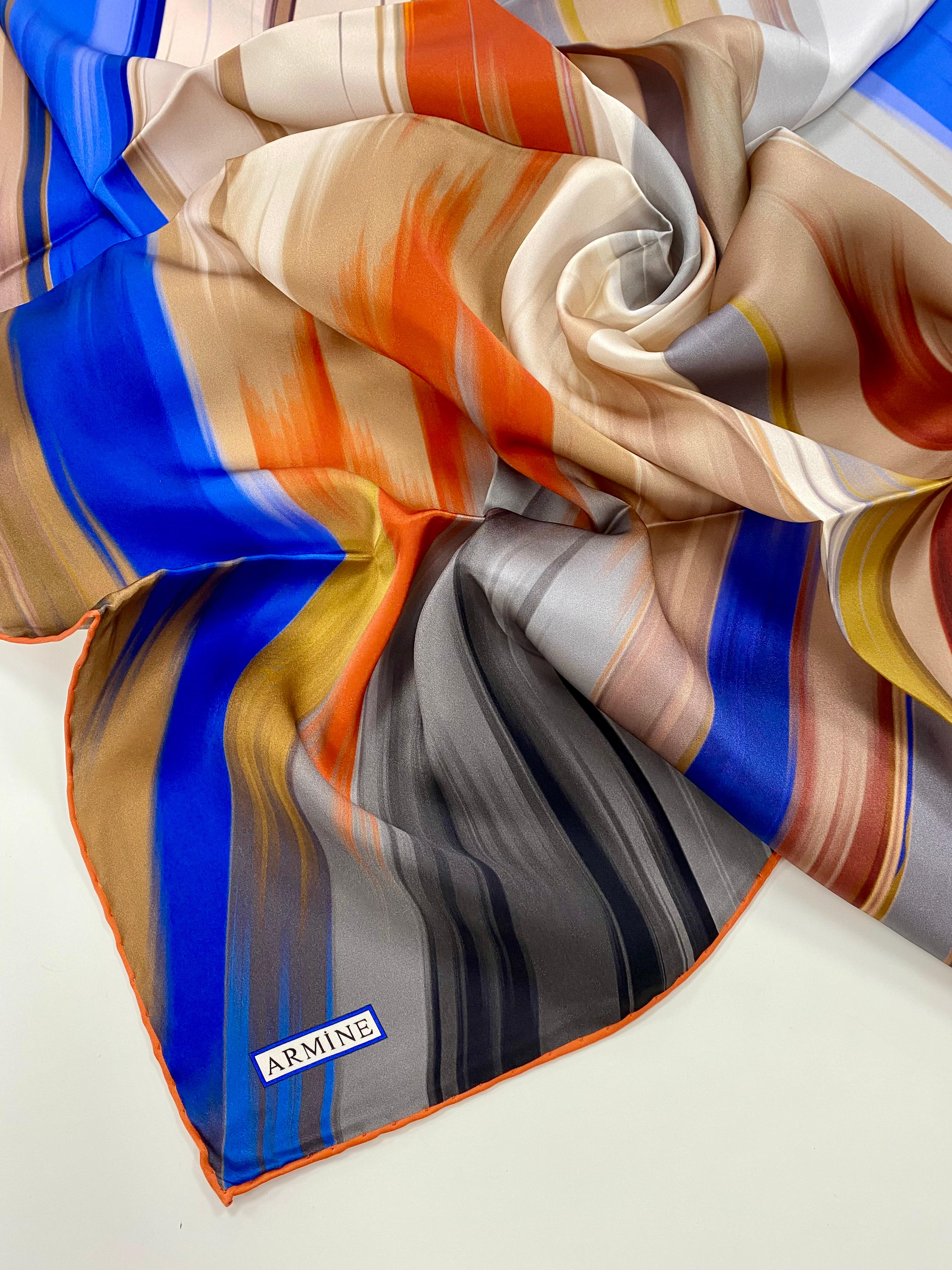 Armine Silk Scarf - 9131D(S)-84 - Satin