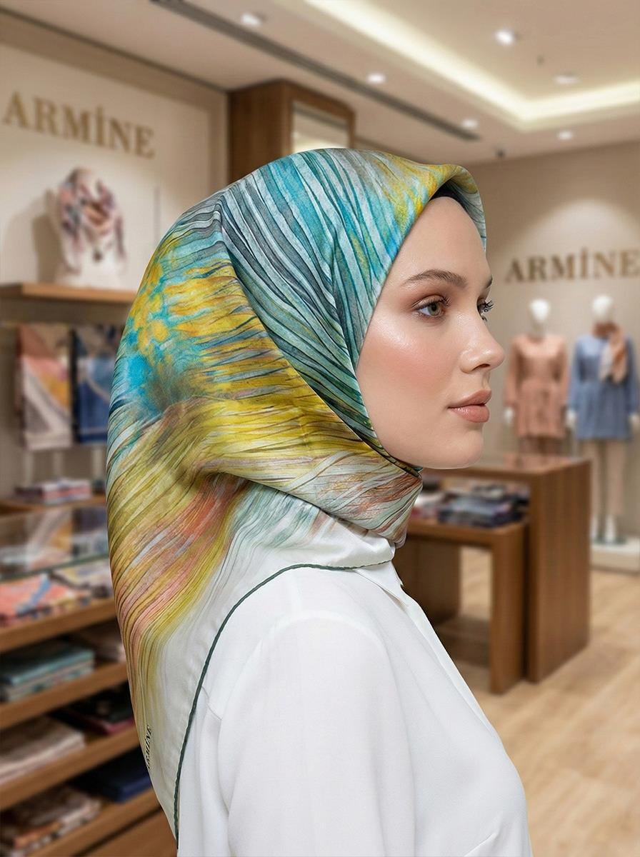 Armine İpek Eşarp - 9143D-83 - Sura