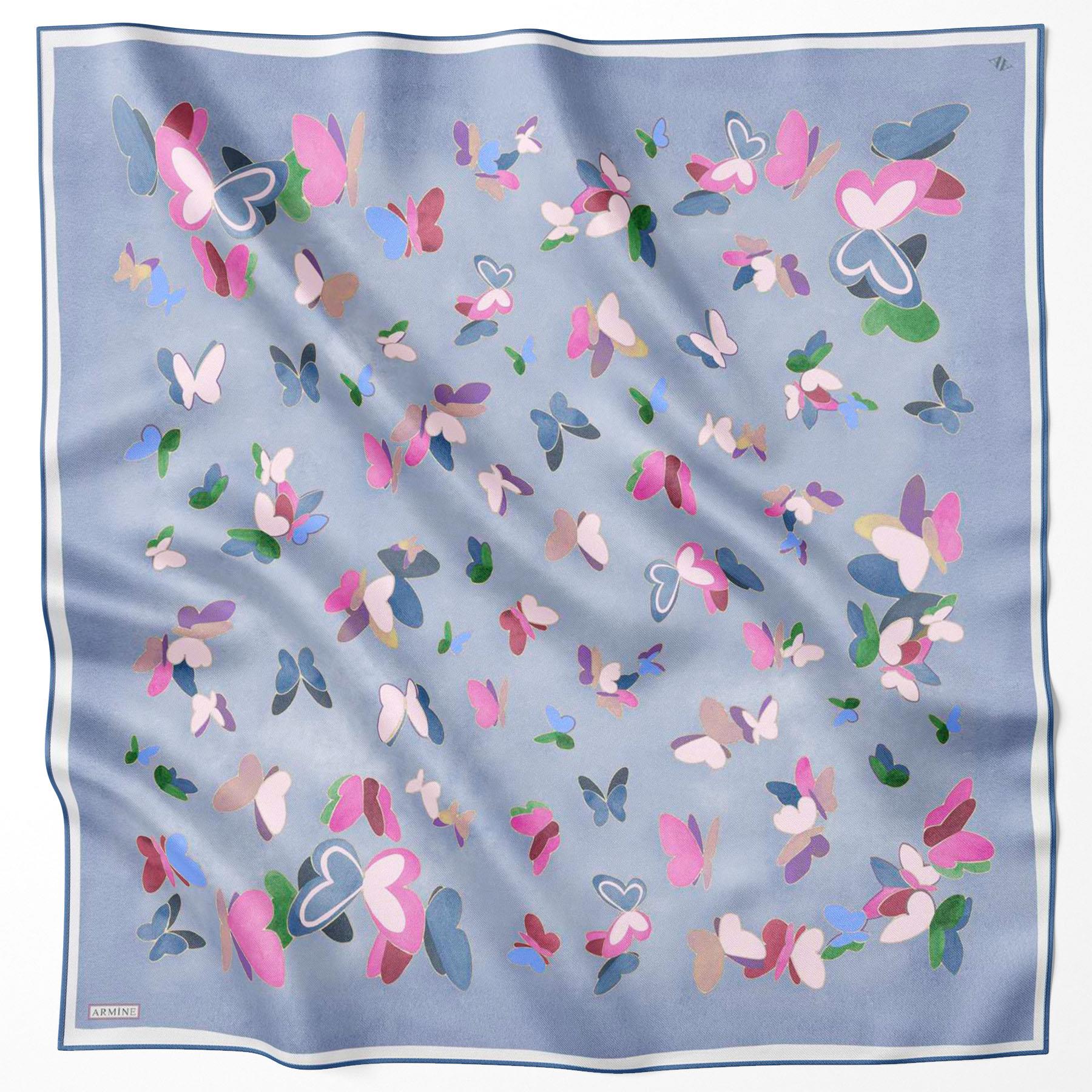 Armine Silk Scarf - 9146D-34 - Twill