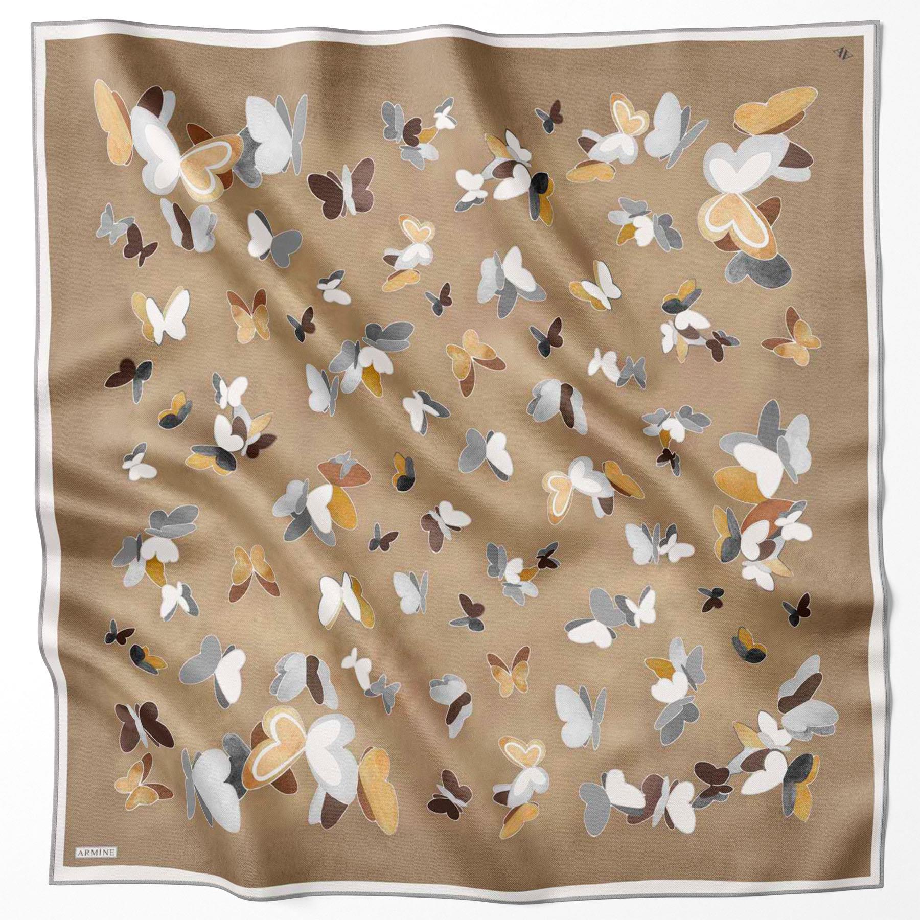 Armine Silk Scarf - 9146D-83 - Twill