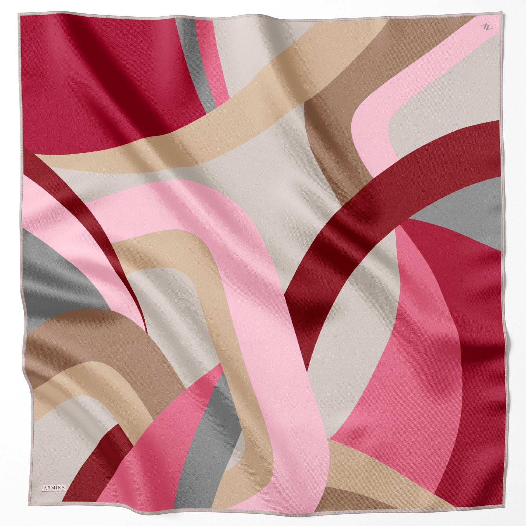 Armine Silk Scarf - 9148D-05 - Satin