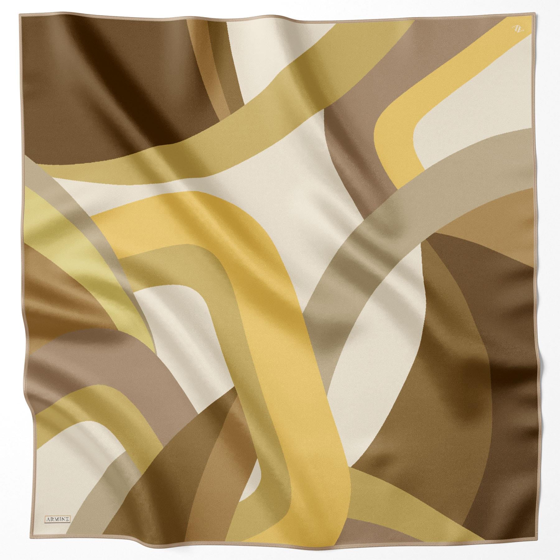 Armine Silk Scarf - 9148D-52 - Satin