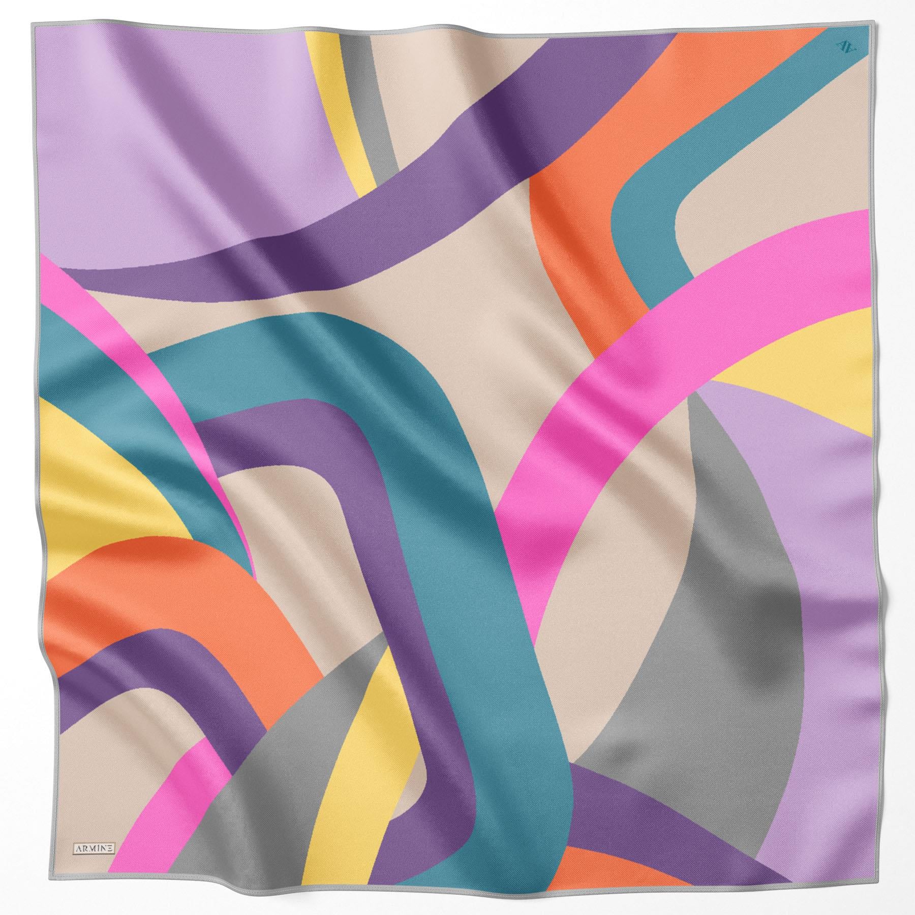 Armine Silk Scarf - 9148D-83 - Satin