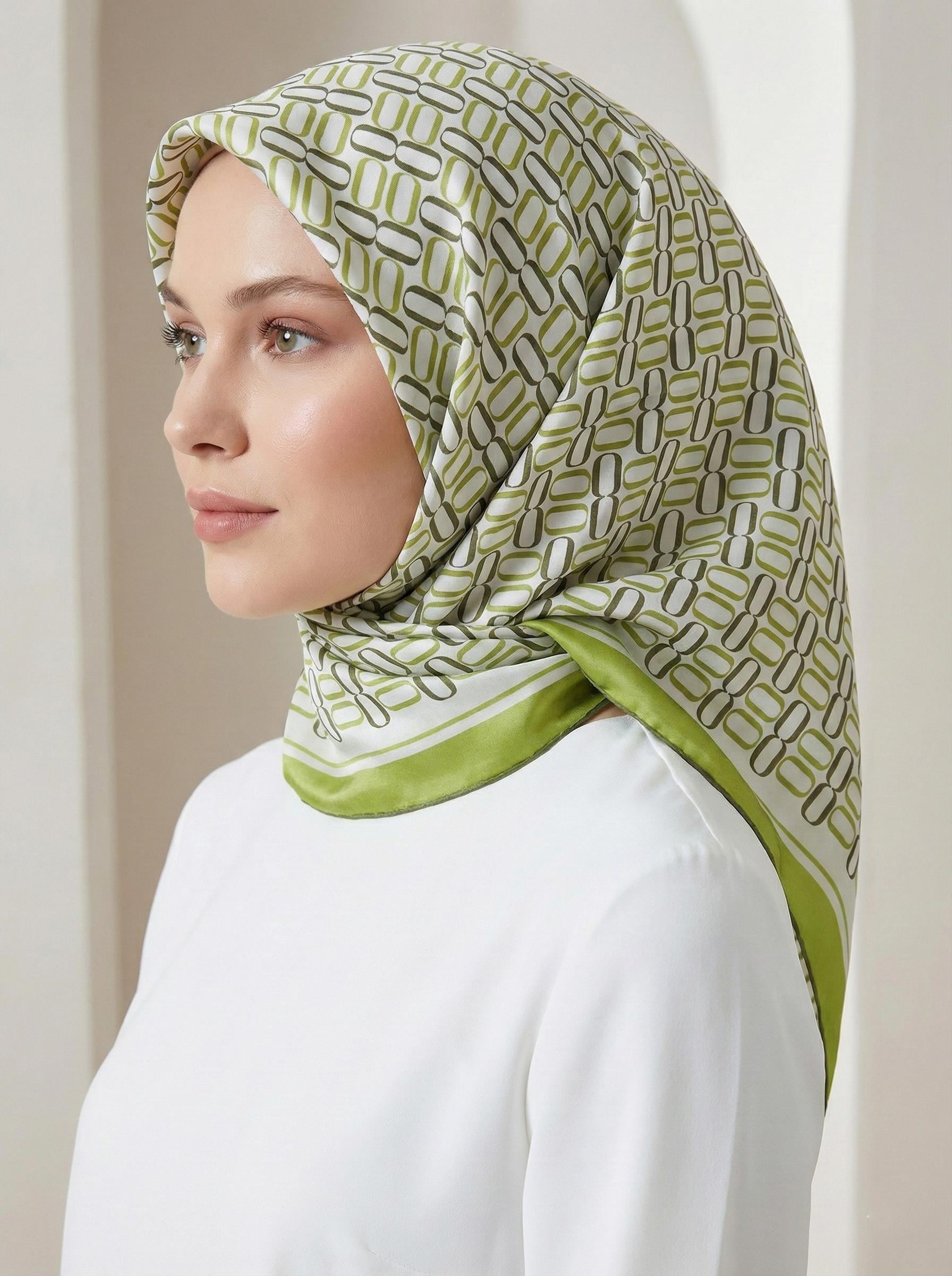 Armine Silk Scarf - 9149D-54 - Twill