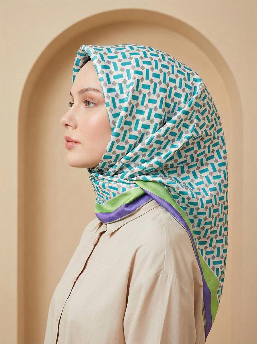 Armine Silk Scarf - 9151D-51 - Twill