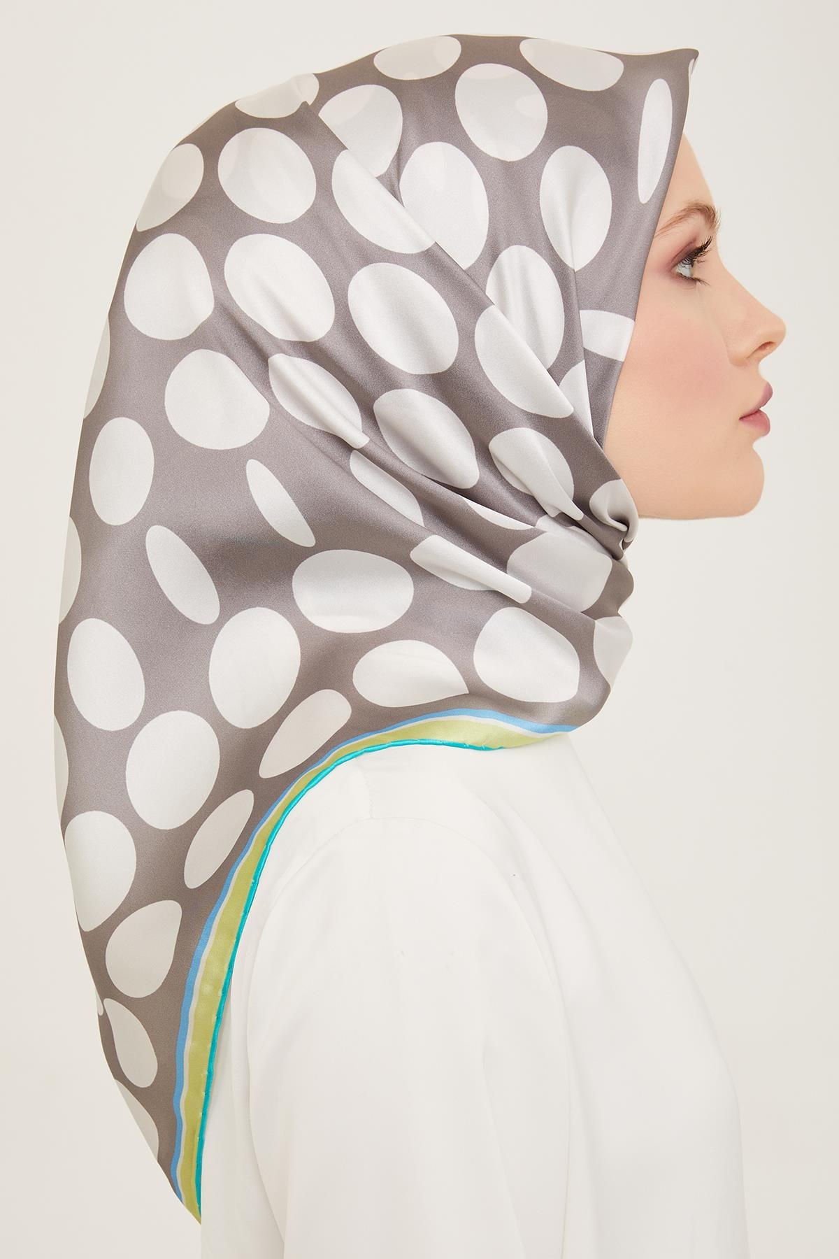 Armine Silk Scarf - 9156D-05 - Satin