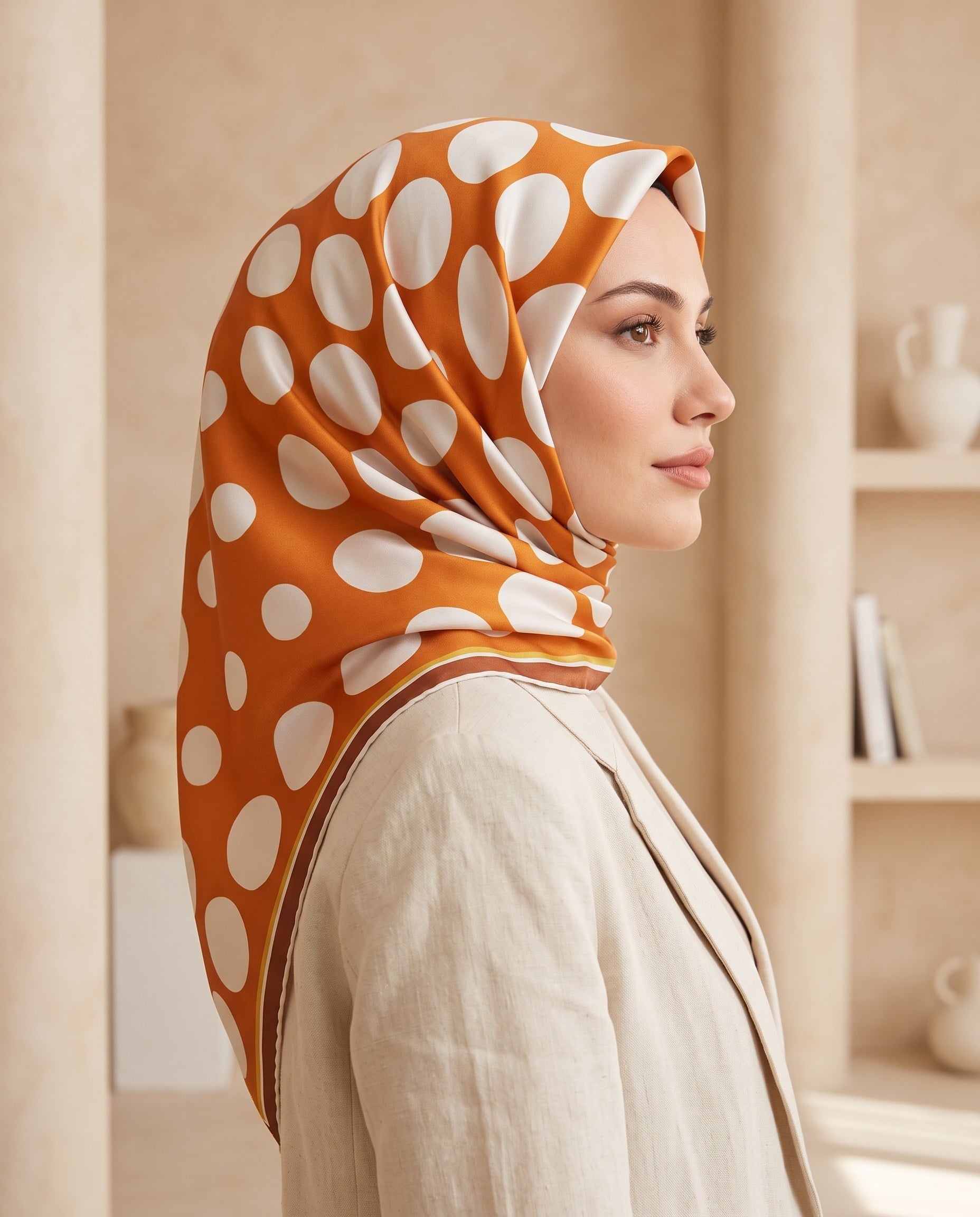 Armine İpek Eşarp - 9156D-32 - Tivil