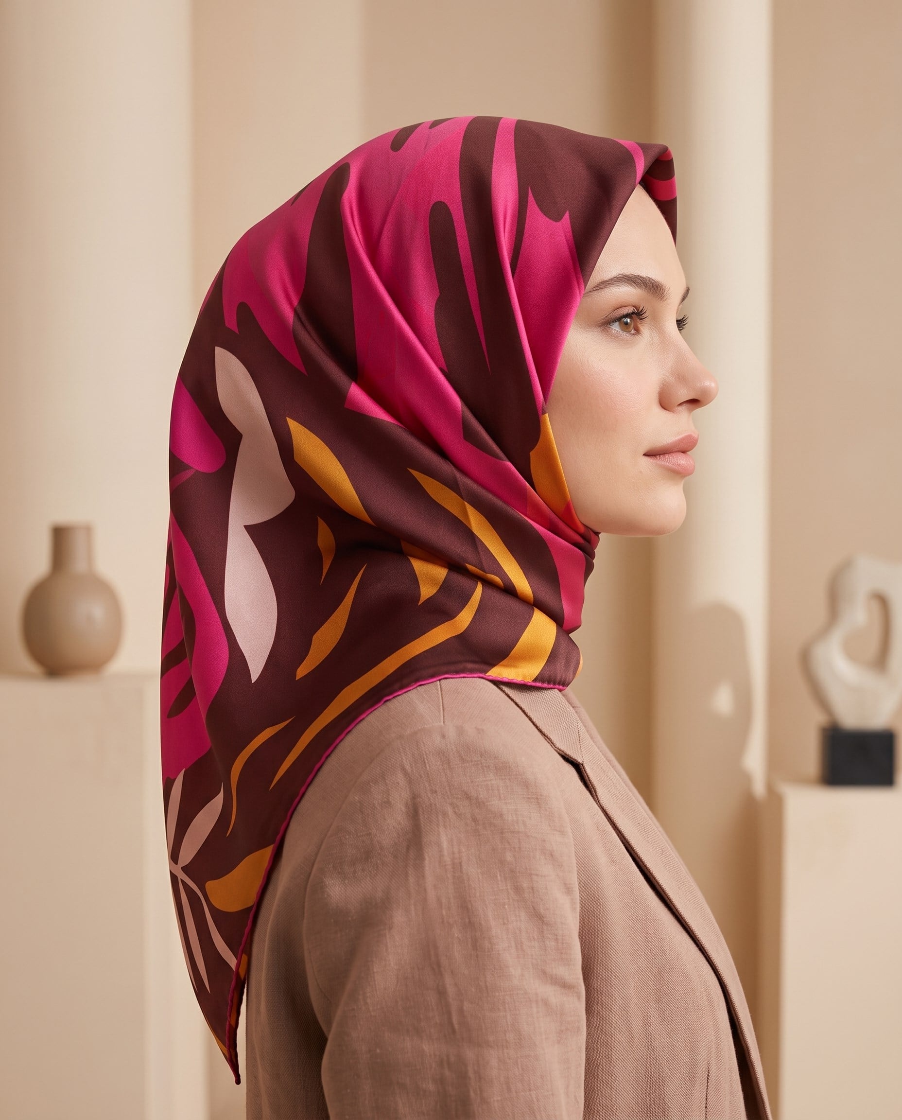 Armine İpek Eşarp - 9170D-34 - Sura