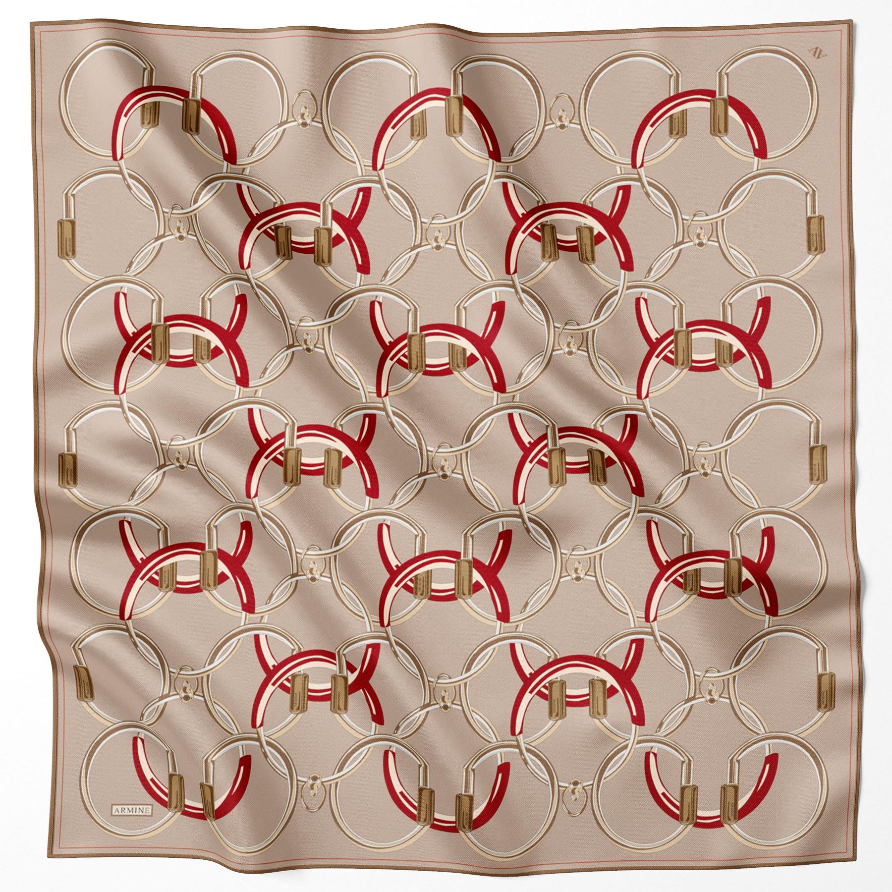 Armine Silk Scarf 2024/2025 Fall-Winter - 9203D-05 - Satin