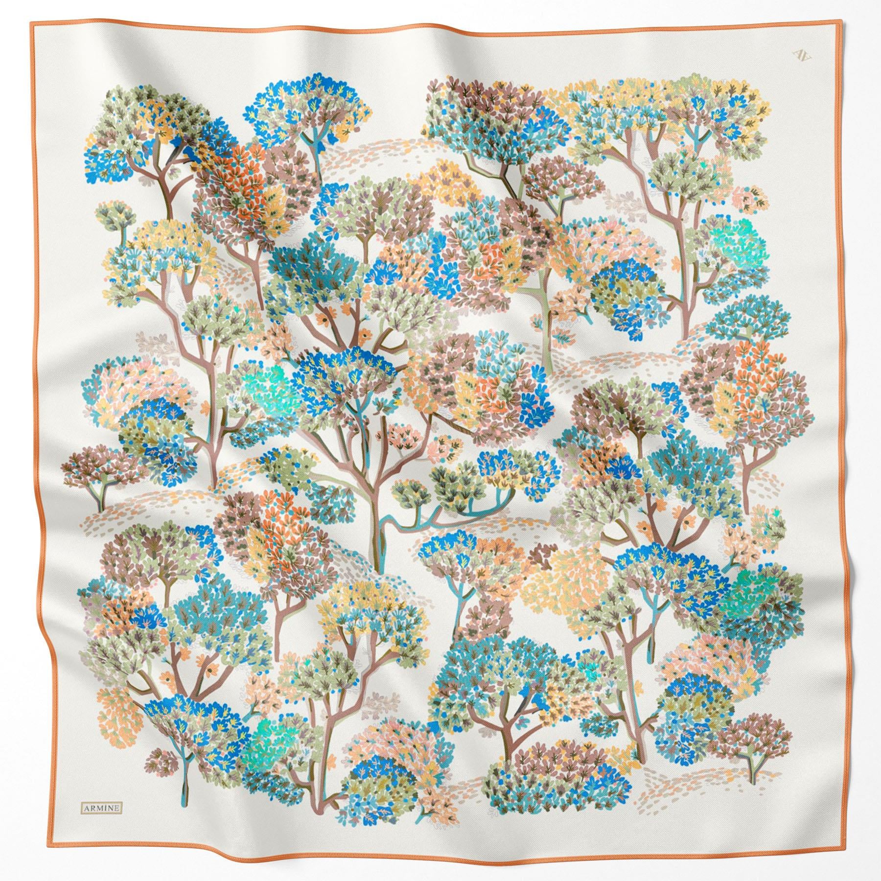 Armine İpek Eşarp - 9209D-35 - Tivil