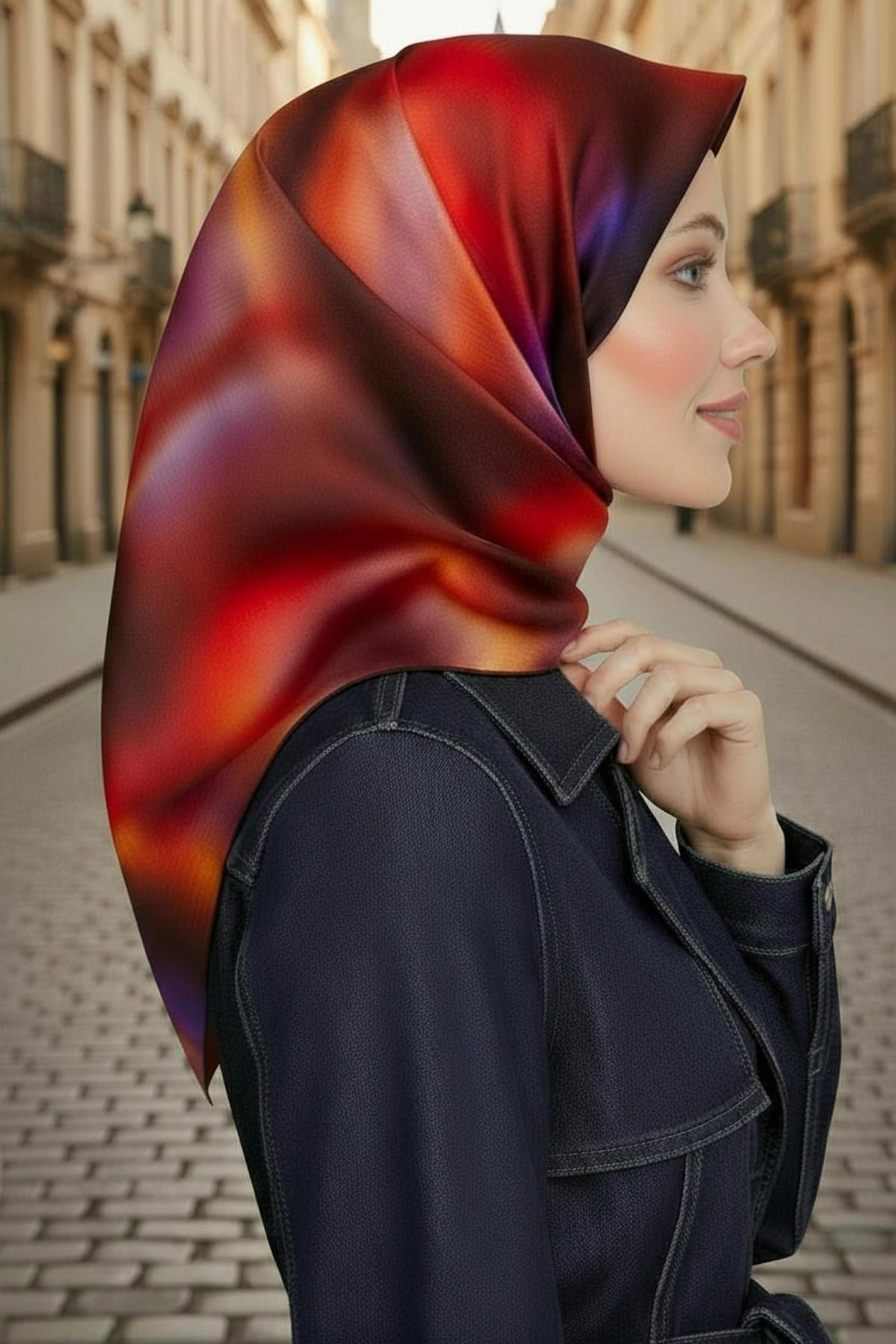 Armine Silk Scarf 2024/2025 Fall-Winter - 9229D-51 - Satin