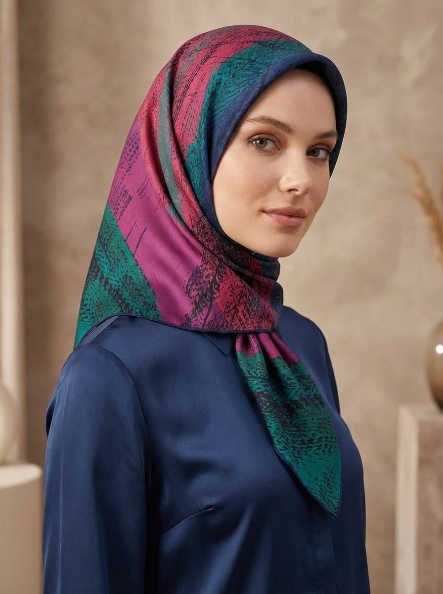 Armine İpek Eşarp - 9236D-81 - Tivil