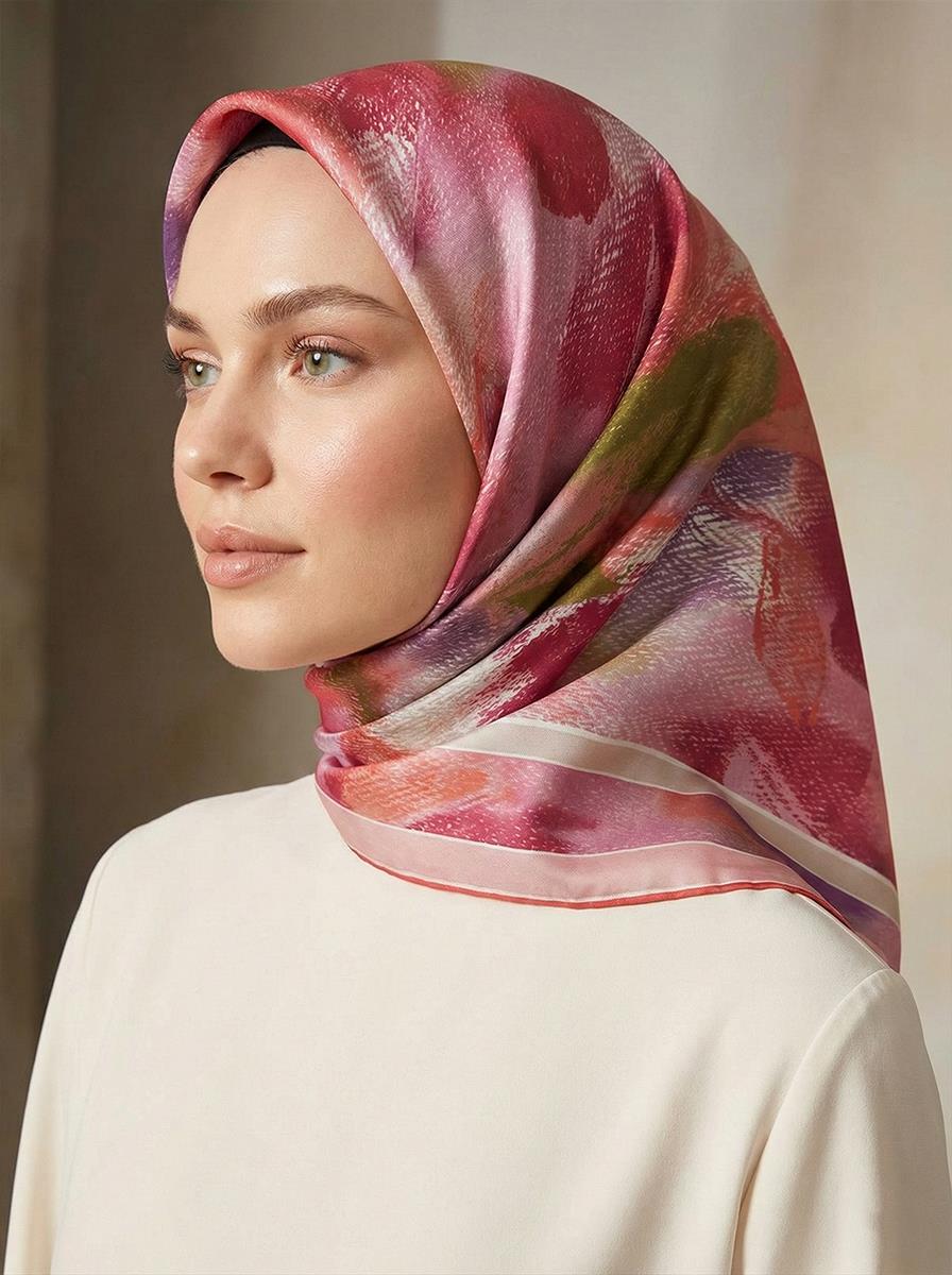 Armine Silk Scarf 2024/2025 Fall-Winter - 9240D-01 - Twill