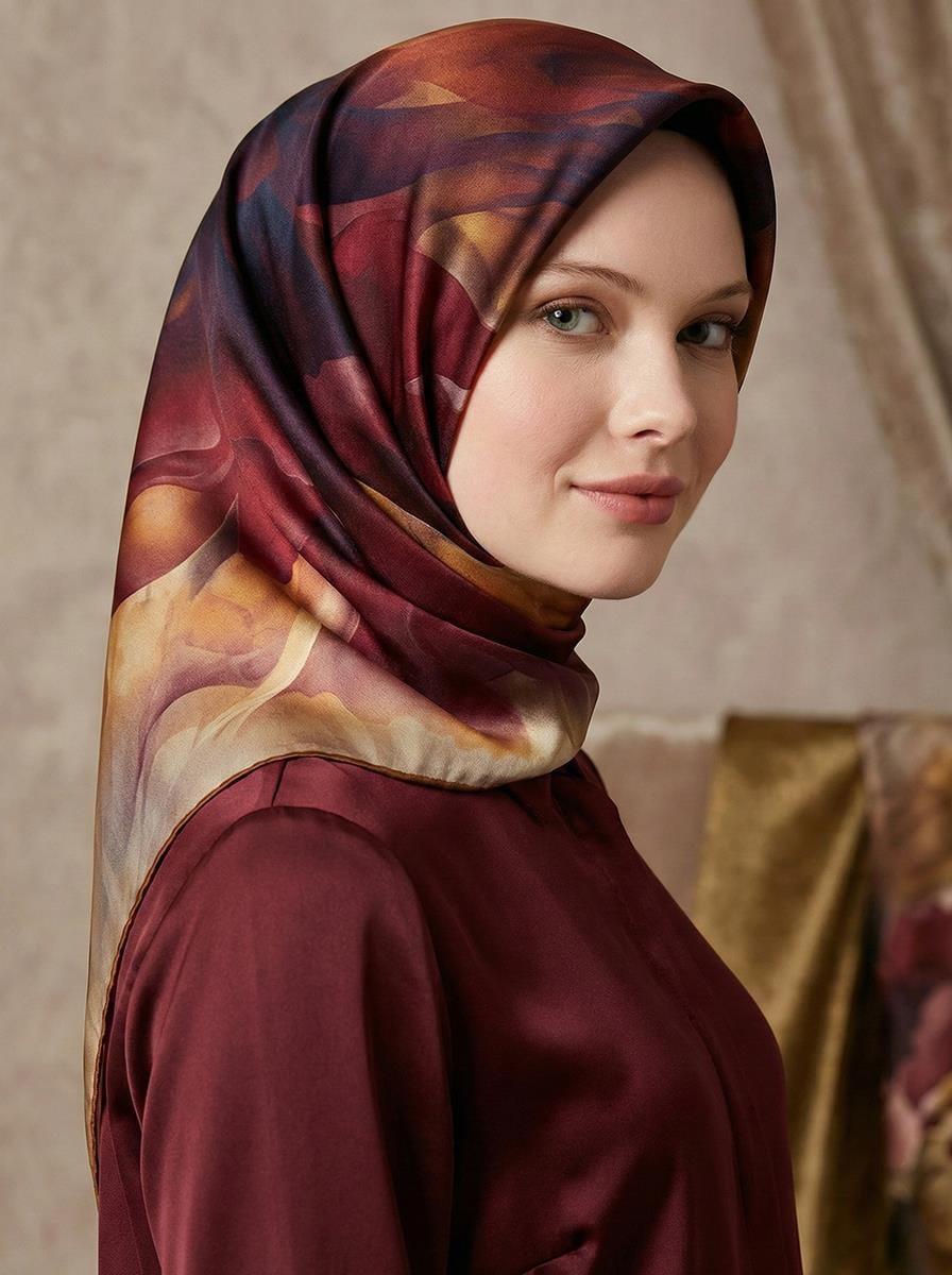 Armine İpek Eşarp - 9244D-01 - Sura