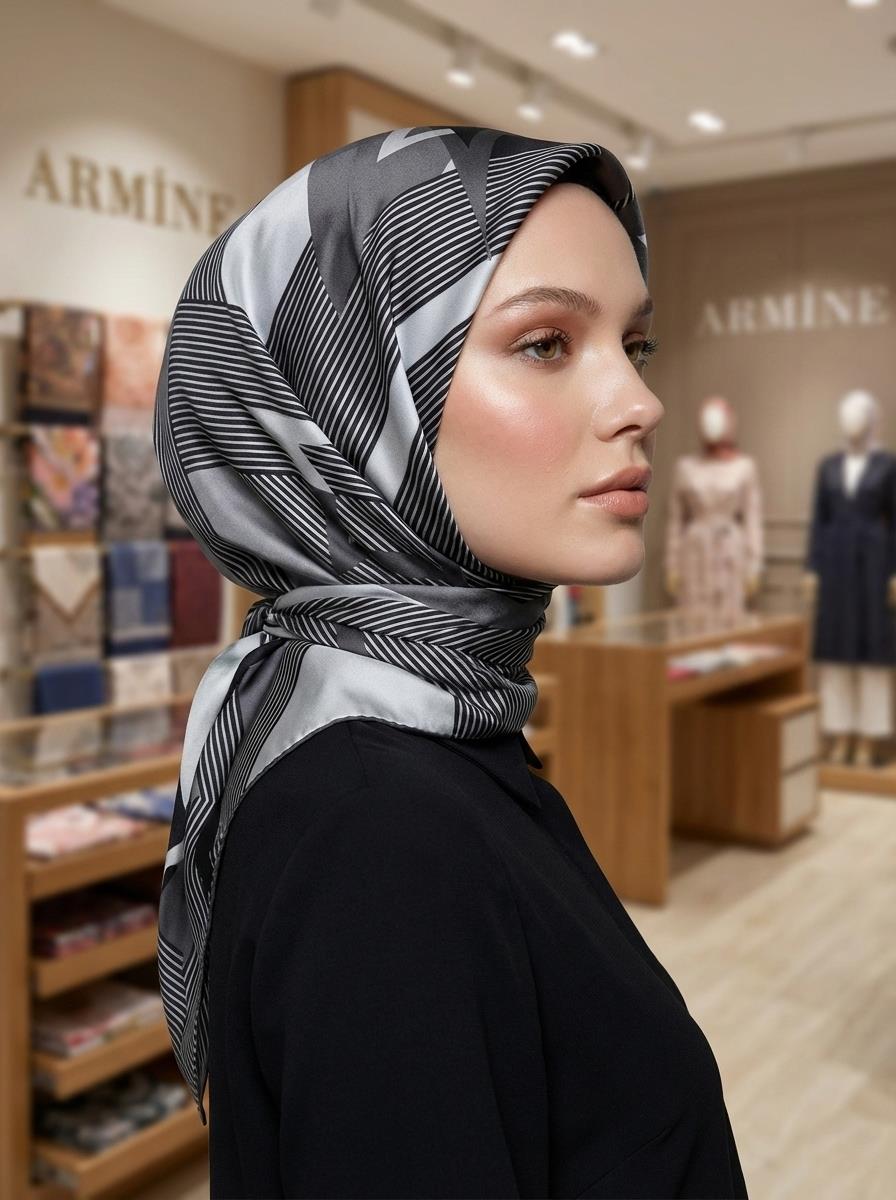 Armine Silk Scarf 2024/2025 Fall-Winter - 9254D-08 - Twill